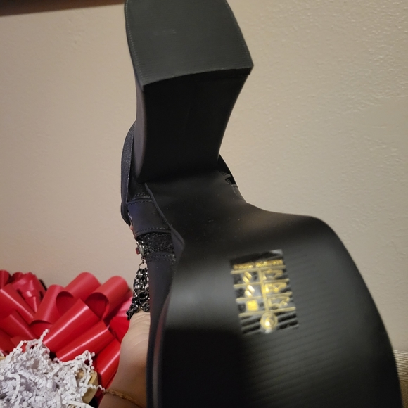 Boots with Chains by Demonica - Picture 3 of 9